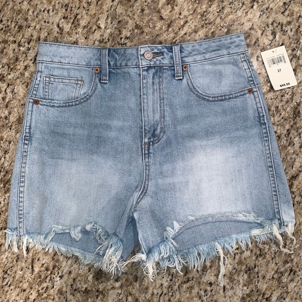 Nwt lucky brand the high rise tomboy shorts sz 27
